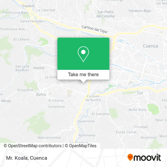 Mr. Koala map