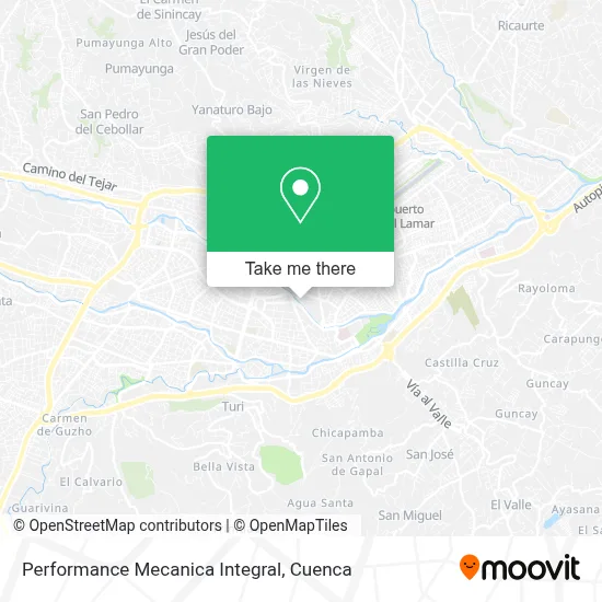 Performance Mecanica Integral map