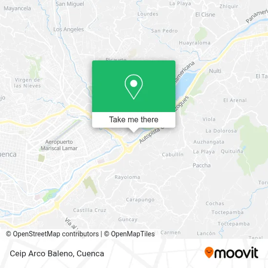 Ceip Arco Baleno map