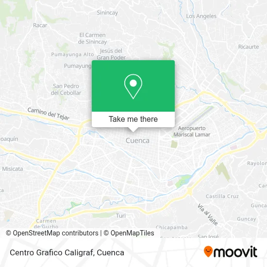 Centro Grafico Caligraf map