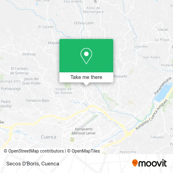 Secos D'Boris map