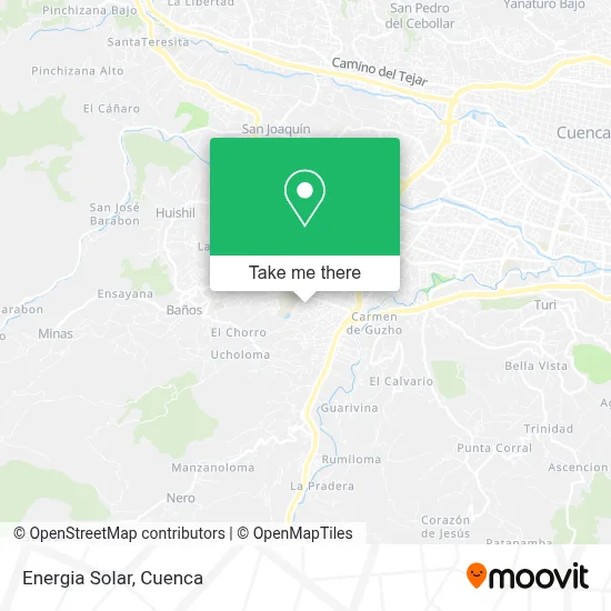 Energia Solar map