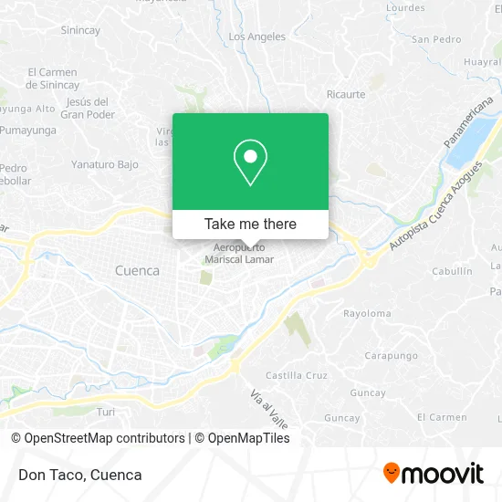 Don Taco map
