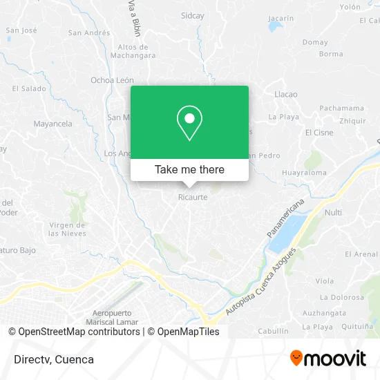 Directv map