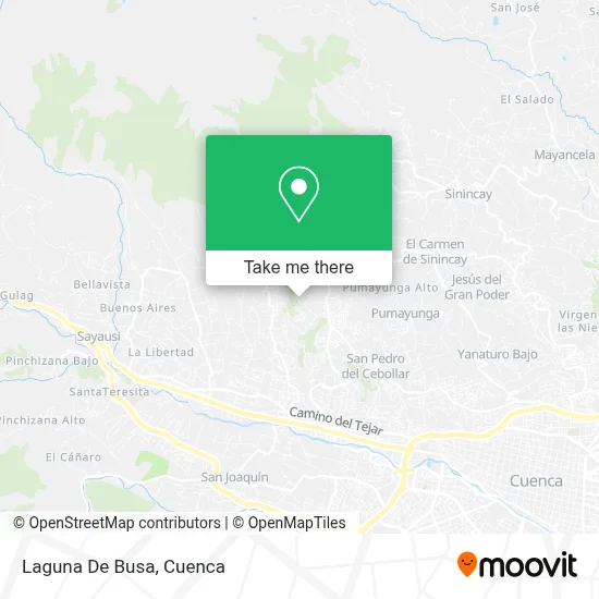 Laguna De Busa map