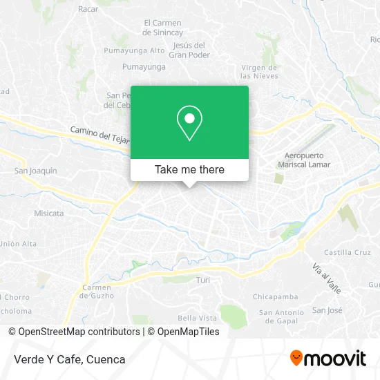 Verde Y Cafe map