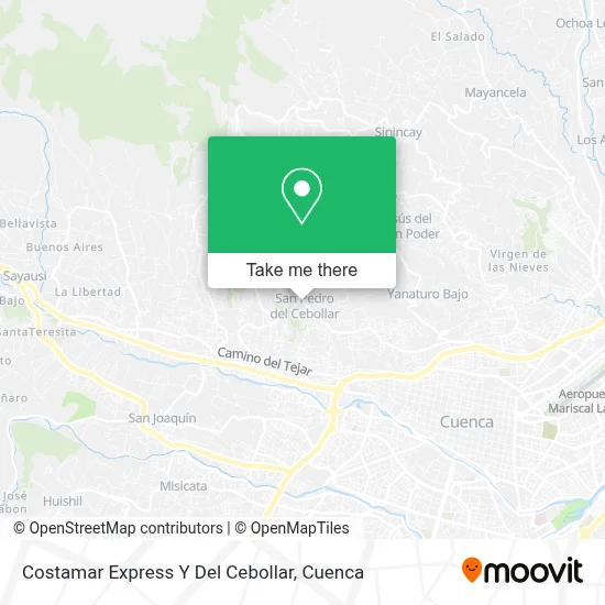 Costamar Express Y Del Cebollar map