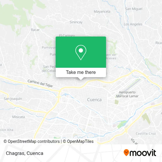 Chagras map