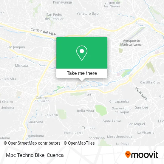 Mpc Techno Bike map