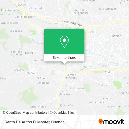 Renta De Autos El Master map