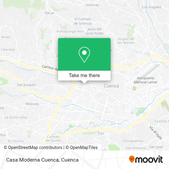 Casa Moderna Cuenca map