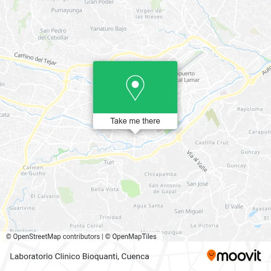 Laboratorio Clinico Bioquanti map