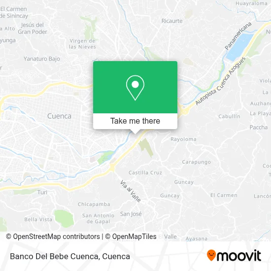 Banco Del Bebe Cuenca map