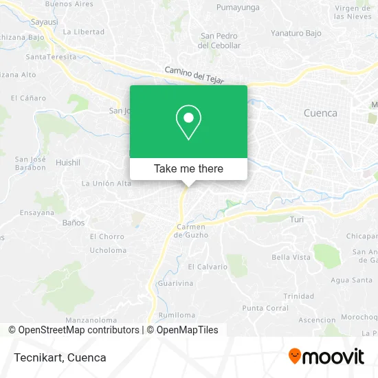 Tecnikart map
