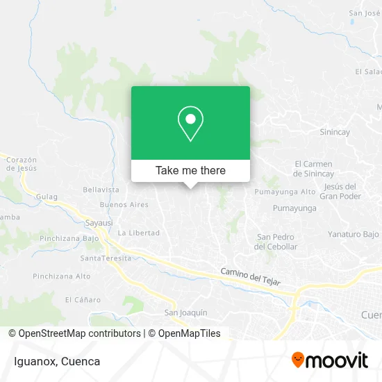 Iguanox map