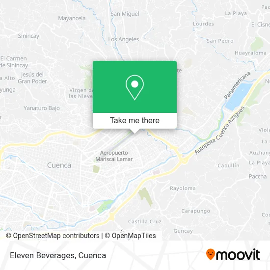Eleven Beverages map