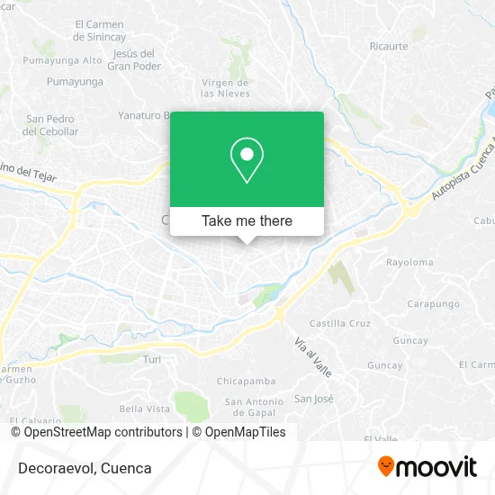 Decoraevol map