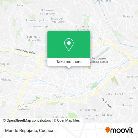 Mundo Repujado map