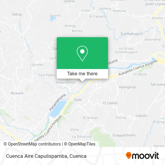 Cuenca Aire Capulispamba map