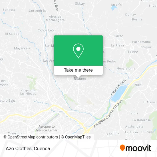 Azo Clothes map