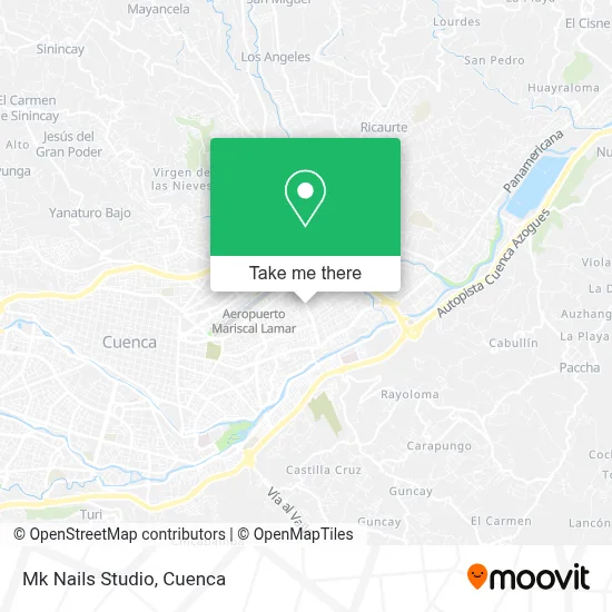 Mk Nails Studio map