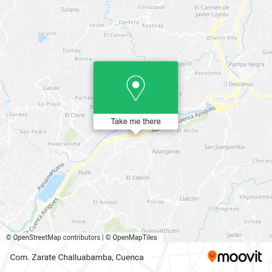 Com. Zarate Challuabamba map