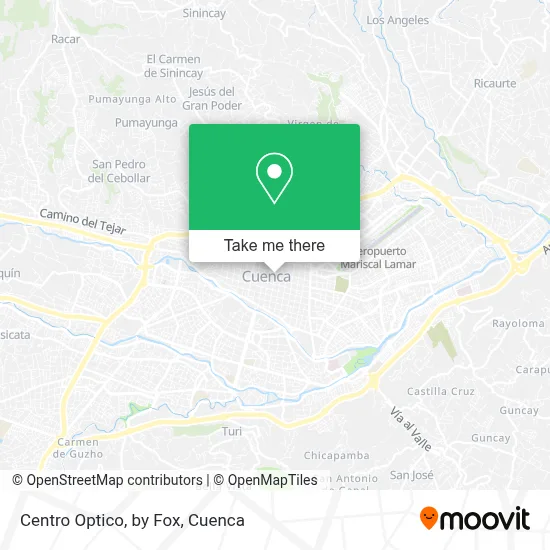 Centro Optico, by Fox map