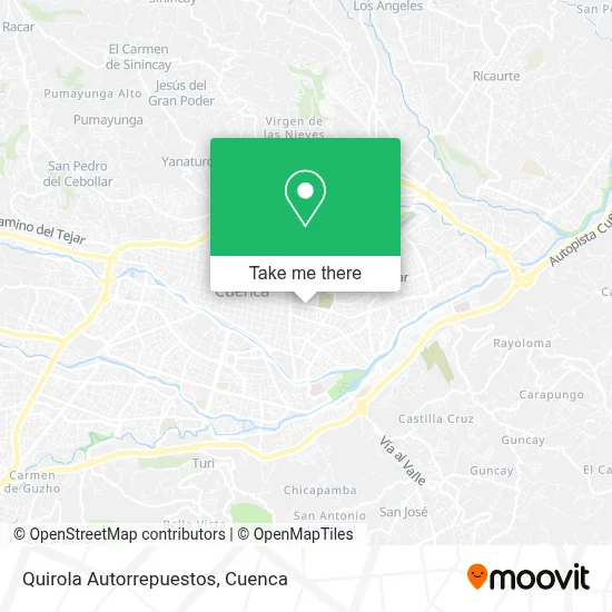 Quirola Autorrepuestos map