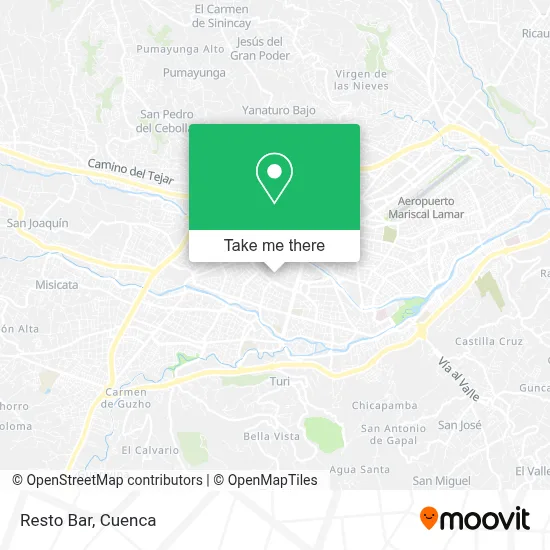 Resto Bar map