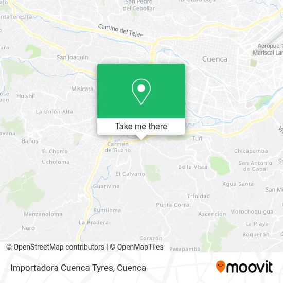 Importadora Cuenca Tyres map