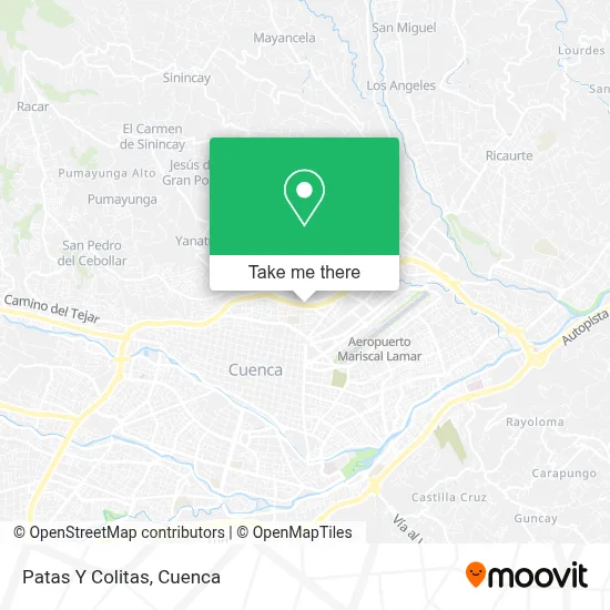 Patas Y Colitas map
