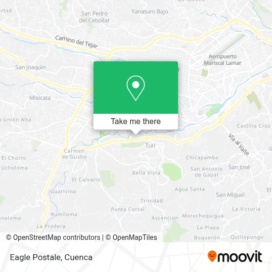 Eagle Postale map