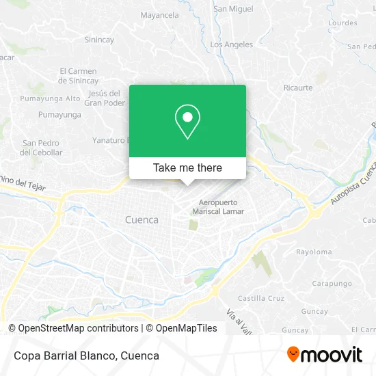 Copa Barrial Blanco map