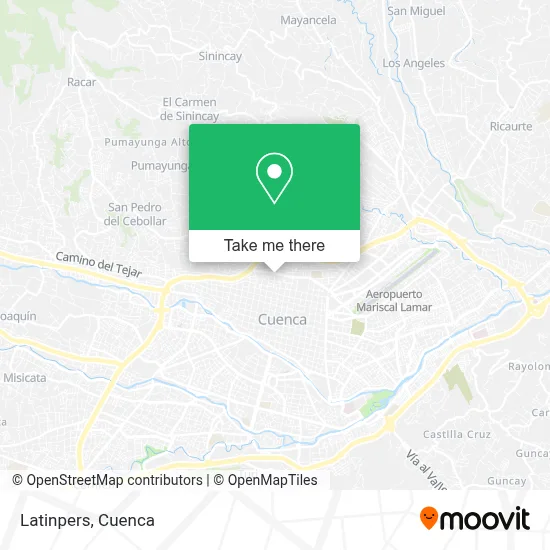 Latinpers map