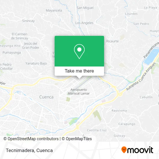 Tecnimadera map