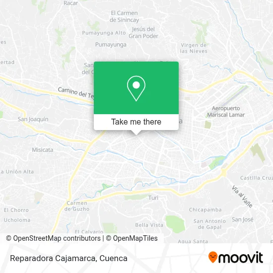 Reparadora Cajamarca map