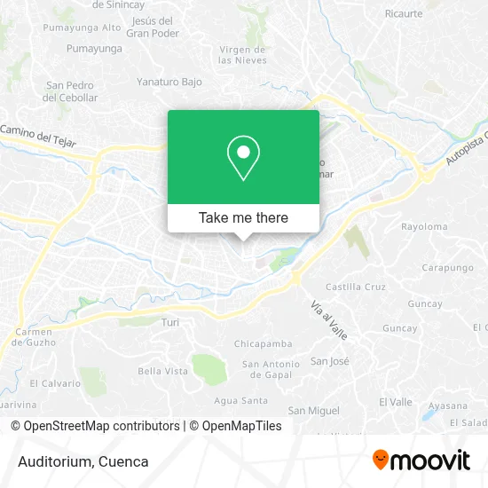 Auditorio map