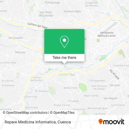 Repare Medicina Informatica map