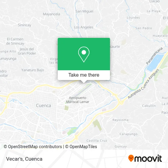 Vecar's map
