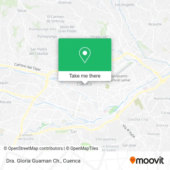 Dra. Gloria Guaman Ch. map