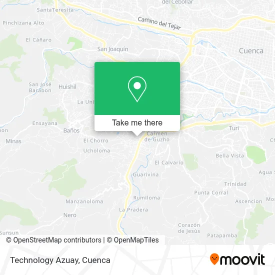 Technology Azuay map