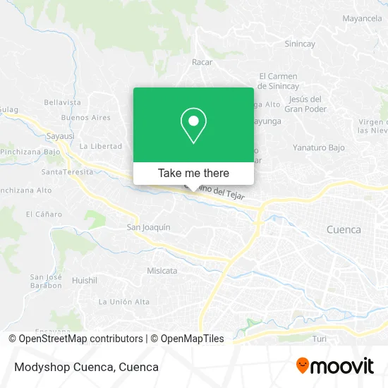 Modyshop Cuenca map