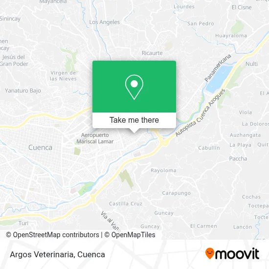 Argos Veterinaria map