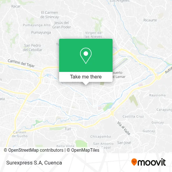 Surexpress S.A map