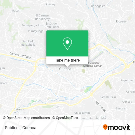 Sublicell map
