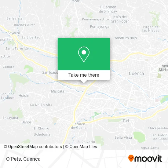O'Pets map