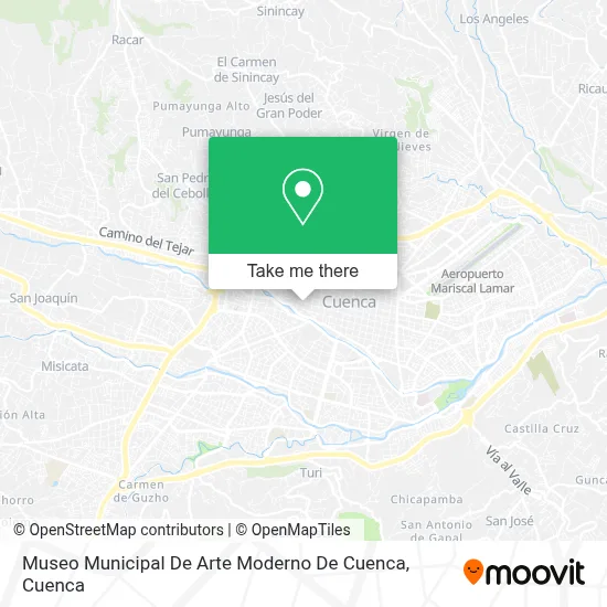 Museo Municipal De Arte Moderno De Cuenca map