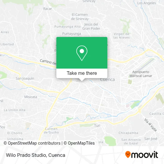 Wilo Prado Studio map