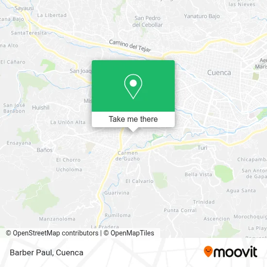 Barber Paul map