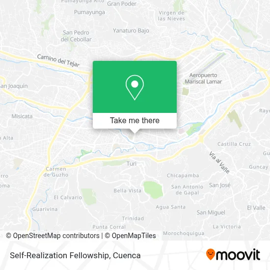 Self-Realization Fellowship map